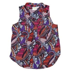 Maeve Size Large sleeveless Top